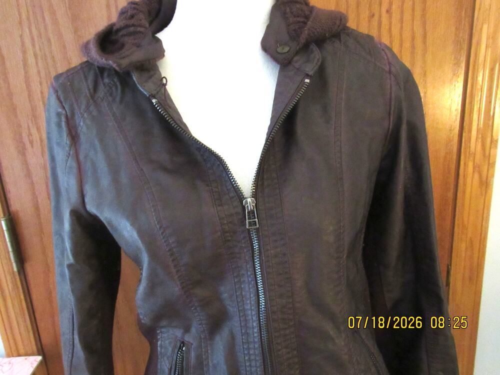 Maurices Faux Leather Jacket - Size Medium